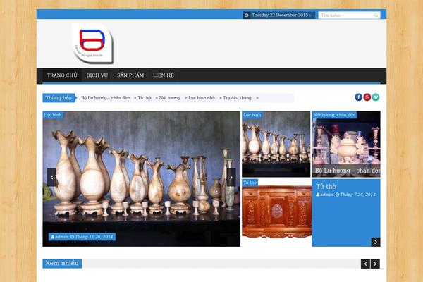 SaladMag theme site design template sample