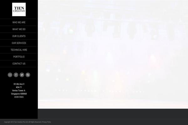 Site using Waving Portfolio plugin