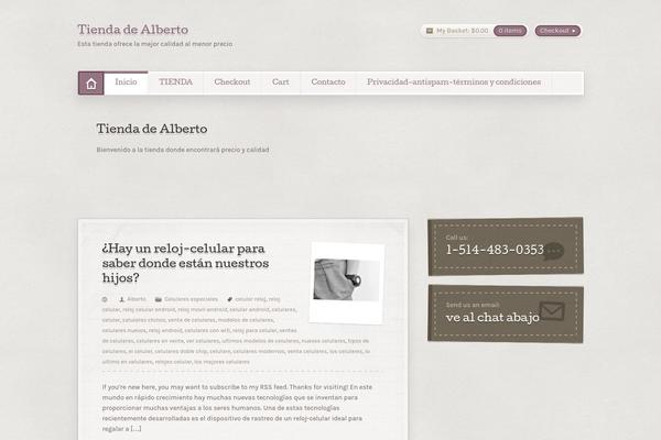 Artificer theme site design template sample