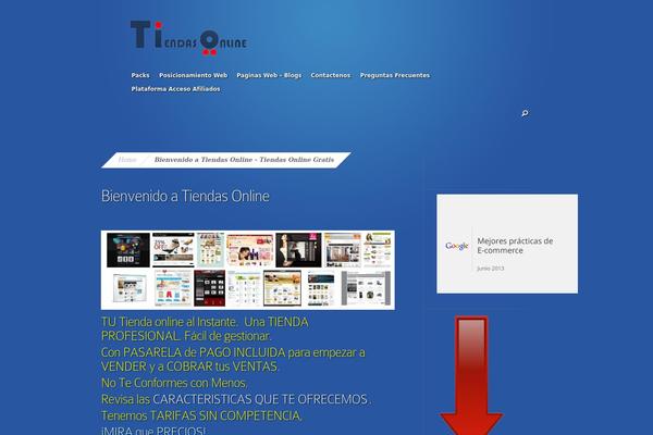 tiendasonlinegratis.com site used Nova