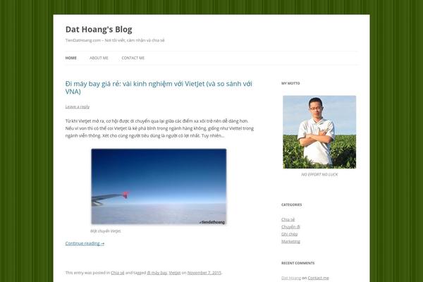 Twenty Twenty theme site design template sample