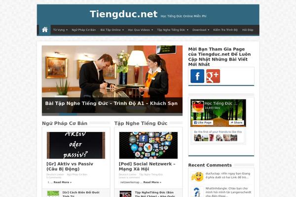 Sahifa theme site design template sample