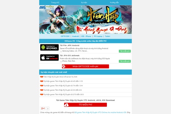 tienhiep.mobi site used Mobile