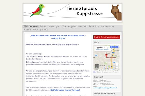tierarztkoppstrasse.at site used Zwei-seiten
