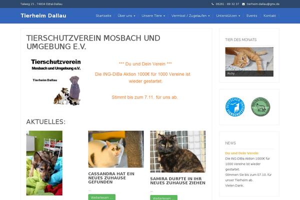 Modality theme site design template sample