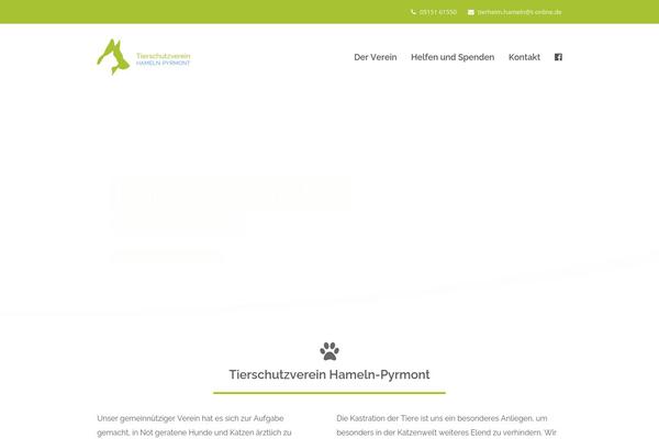 Total theme site design template sample