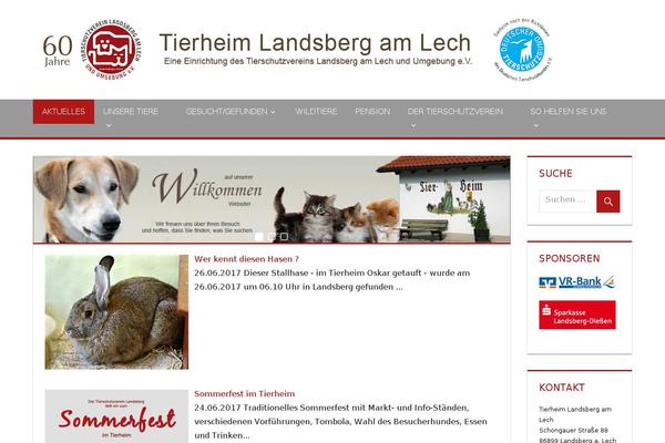 Tortuga theme site design template sample