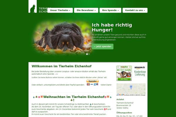 tierheim-vlotho.de site used Bootstrap3