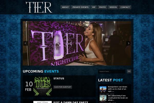 Clubber theme site design template sample