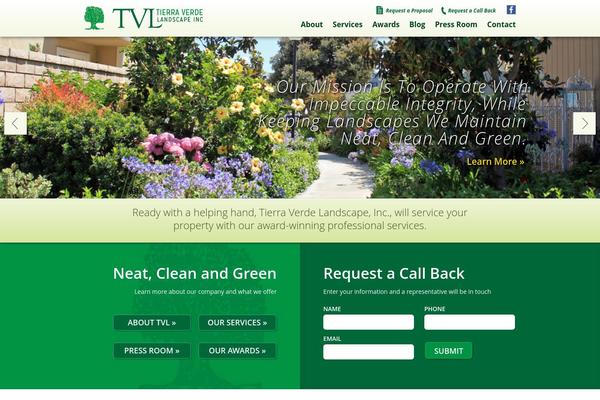 tierraverdelandscape.com site used Tvl
