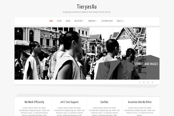 Zenon Lite theme site design template sample