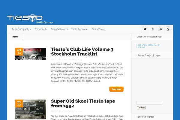 Nexus theme site design template sample