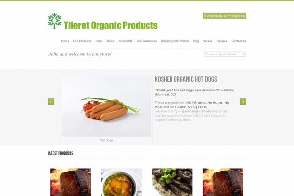 tiferetorganic.com site used Clipcart