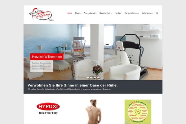 Esteem theme site design template sample