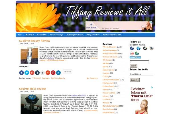 Analogue theme site design template sample