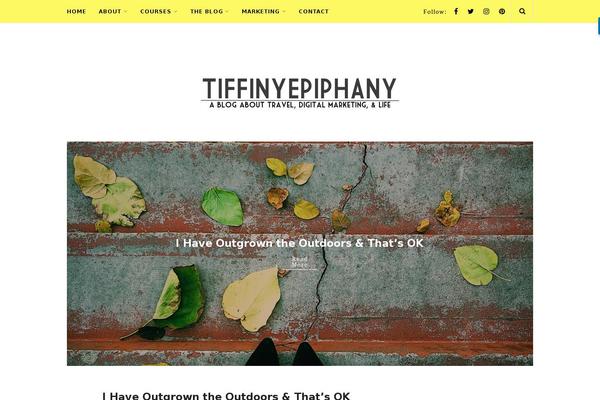 Bluebird theme site design template sample