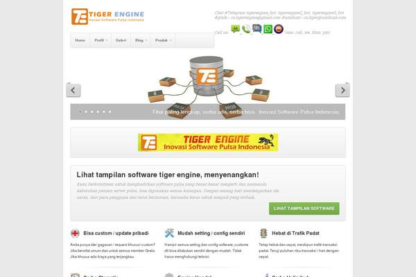 Flatline theme site design template sample