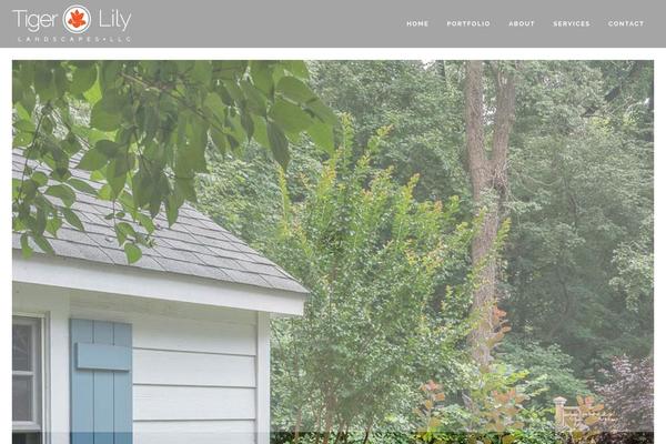 Borderland theme site design template sample