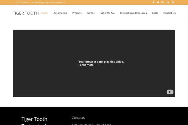 Impreza theme site design template sample