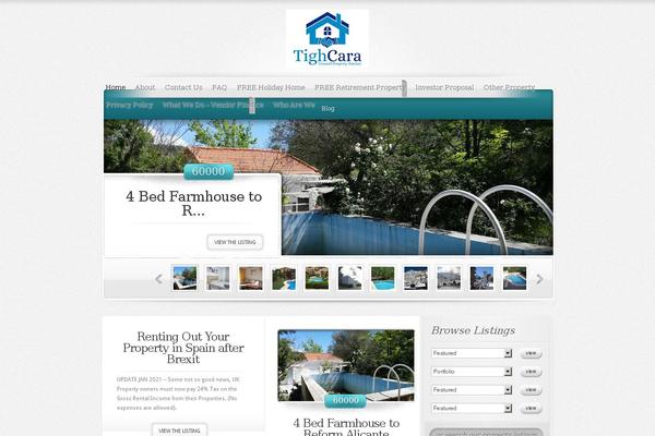 ElegantEstate theme site design template sample