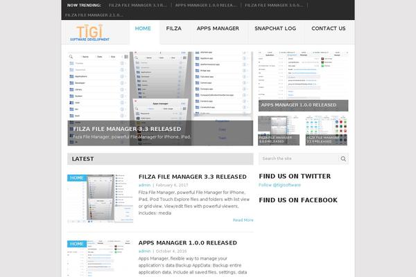 Site using Really Simple Twitter Feed Widget plugin