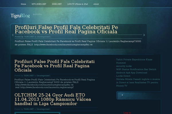 Site using Featured Content Gallery plugin