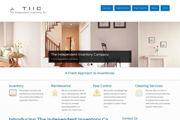 Panoramica theme site design template sample
