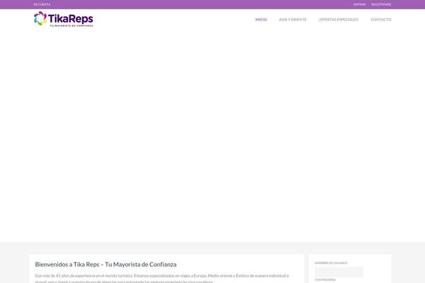 WordPress website example screenshot