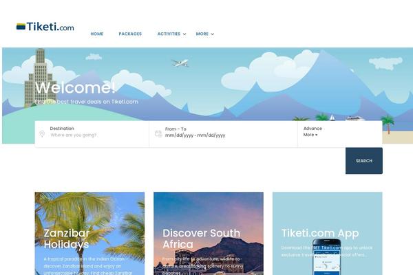 tiketi.com site used Traveler