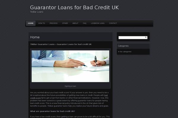 Parament theme site design template sample