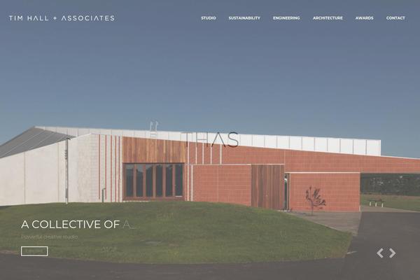 Collective theme site design template sample