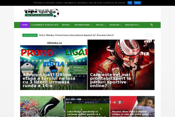 Newspaper theme site design template sample