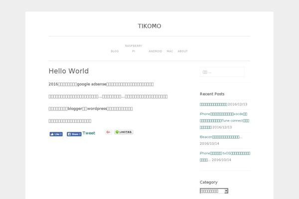 Site using WP Social Bookmarking Light plugin