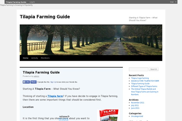 Site using Ultimate Blogroll plugin