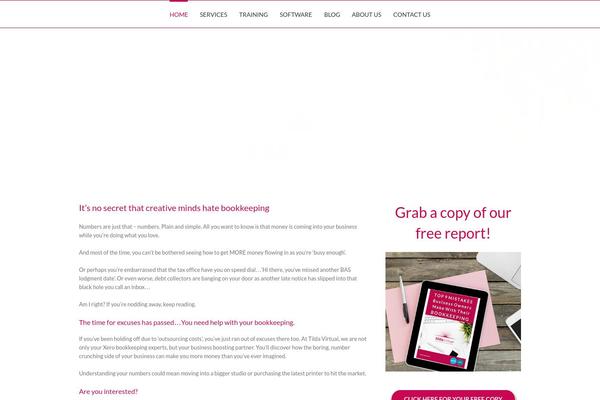 Thesis 1.8 theme site design template sample