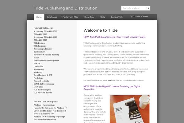 Wootique theme site design template sample