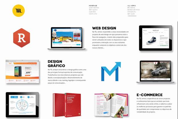 Site using Easy Portfolio plugin