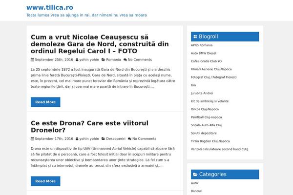 GoBlog theme site design template sample