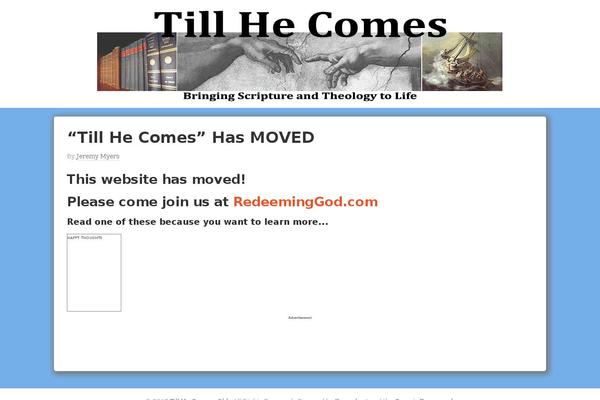 tillhecomes.org site used Genesis_child