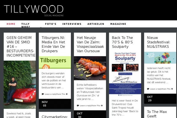 Pravda theme site design template sample