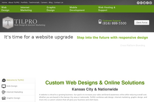 Libra theme site design template sample