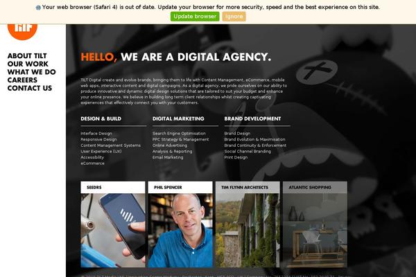 Tilt theme site design template sample