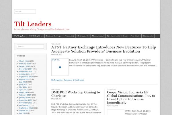 Magazine Basic theme site design template sample