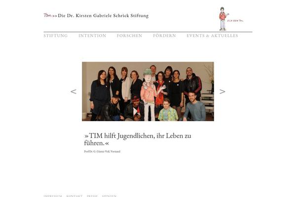 Tim theme site design template sample