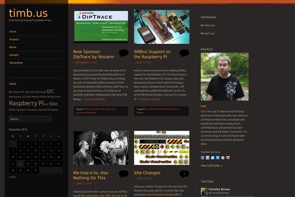 Sunspot theme site design template sample