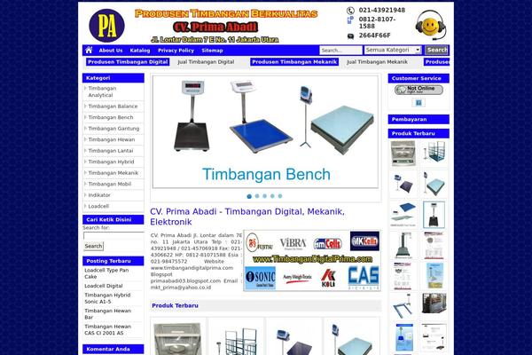 Wptoko theme site design template sample