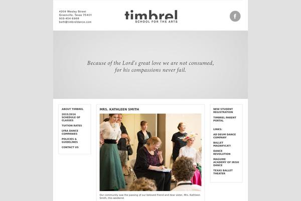 Nourish theme site design template sample