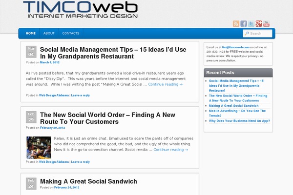 Site using Google Plus Widget plugin