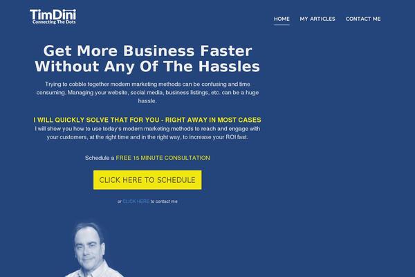 Rise theme site design template sample