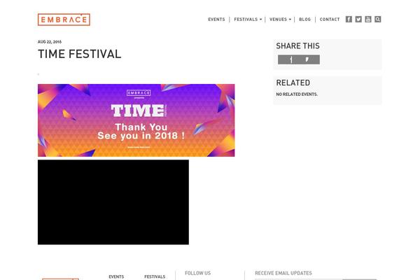 Embrace theme site design template sample